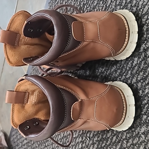 COLE HAAN MENS ZEROGRAND WATER-RESIST HIKER BOOT WOODBURY IVORY STYLE C25555 - Picture 9 of 16